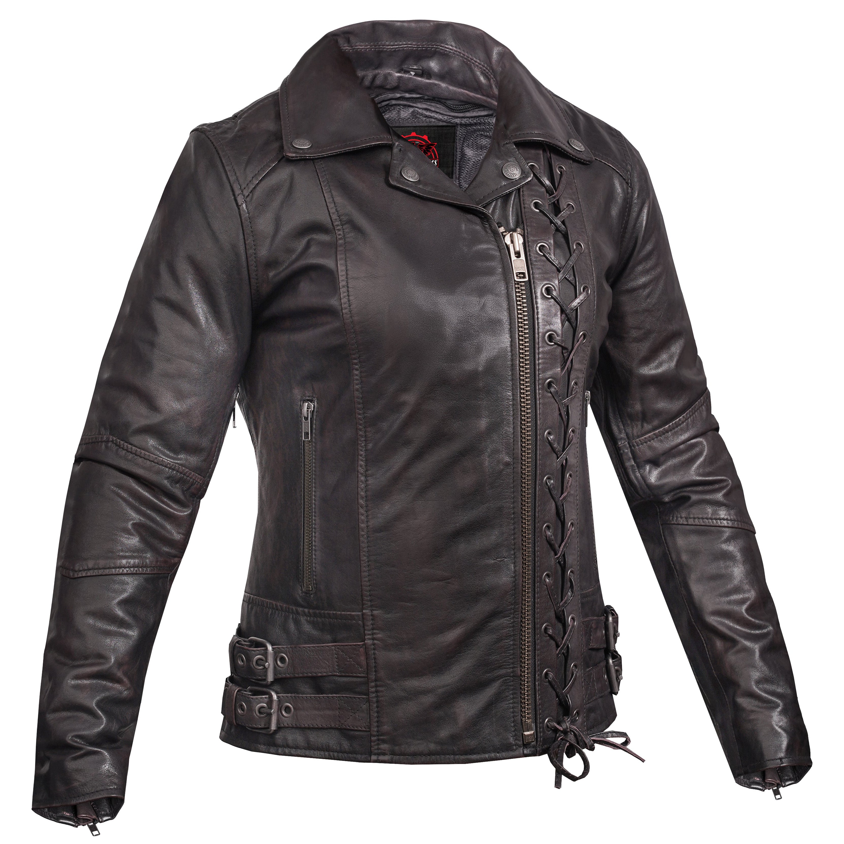 Black Pearl Women's Fashion Leather Jacket