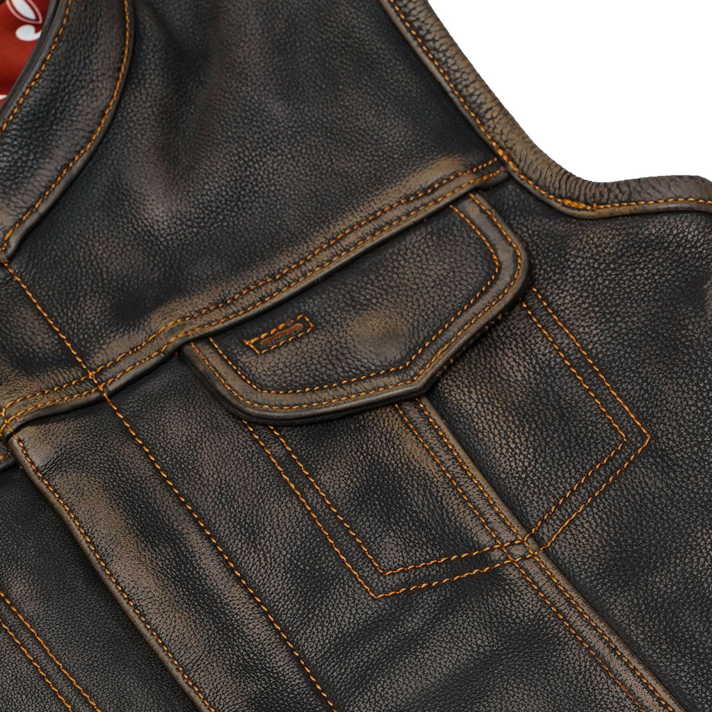 Galaxy Grifter Women’s Leather Vest