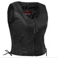 Women's Lightweight Vest with Rivets Detailing