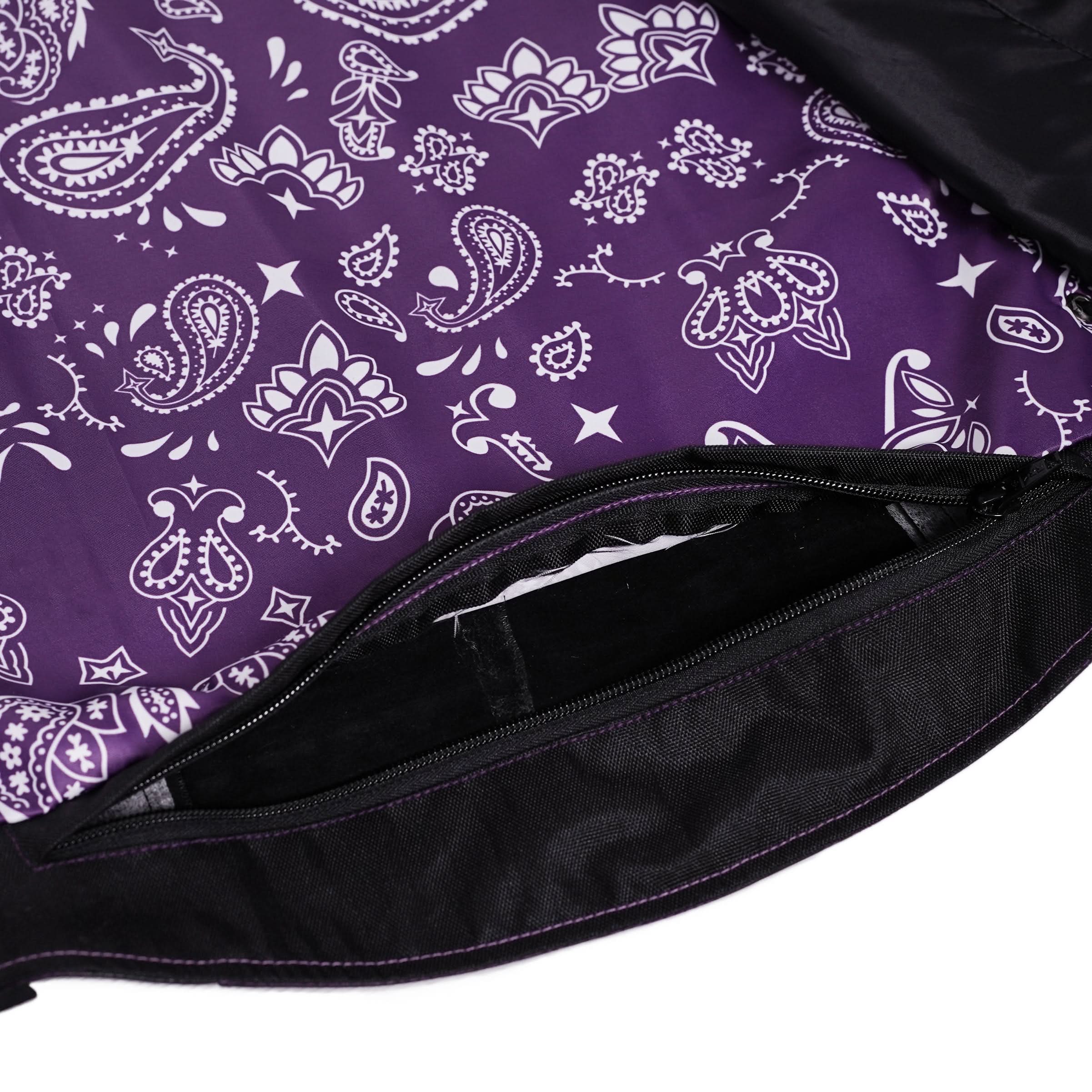 Miss Miles - Purple Paisley