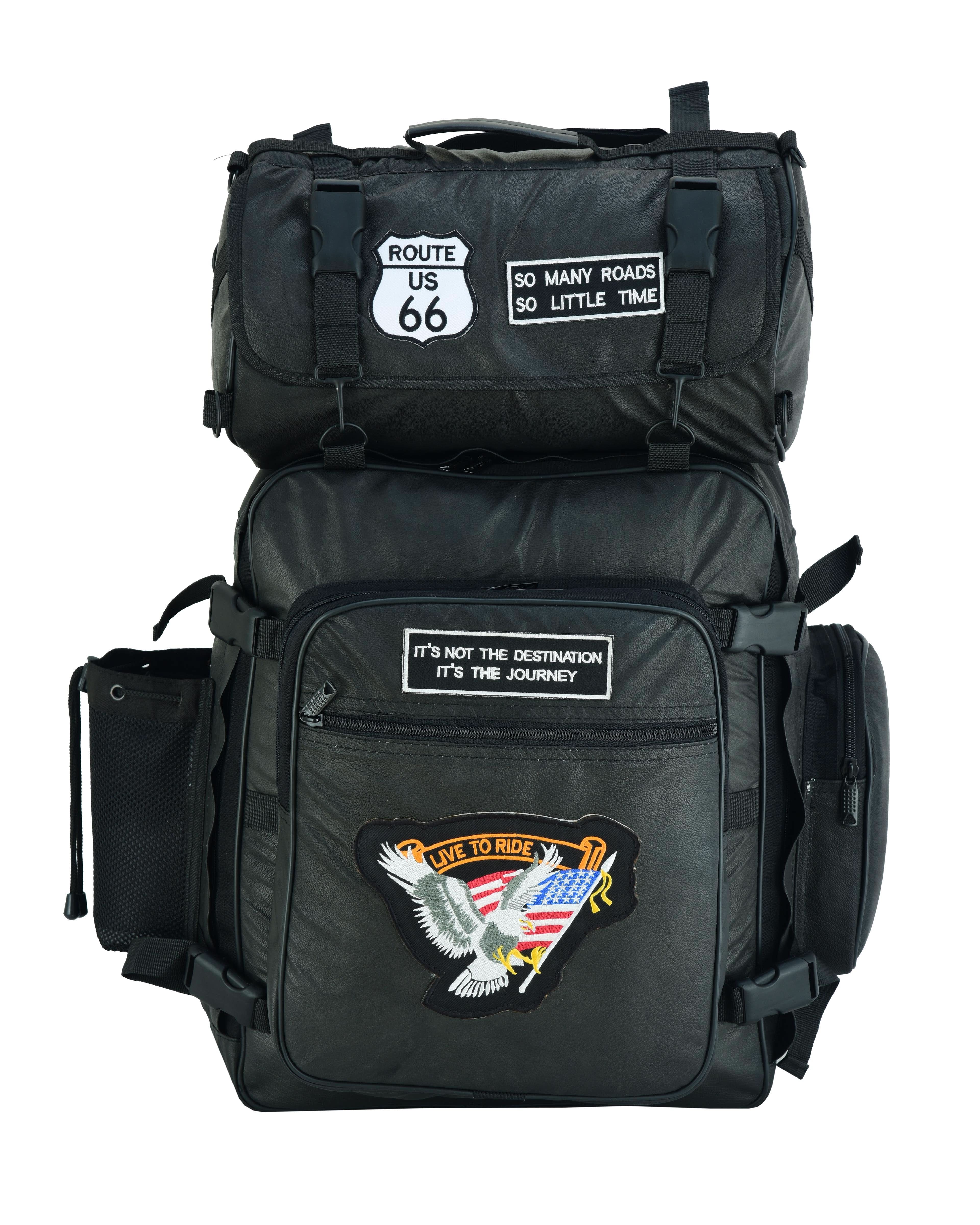 Three Piece Sissy Bar Back Pack