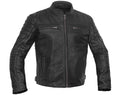 Men's Lightweight Drum Dyed Naked Lambskin Crossover Scooter - Black