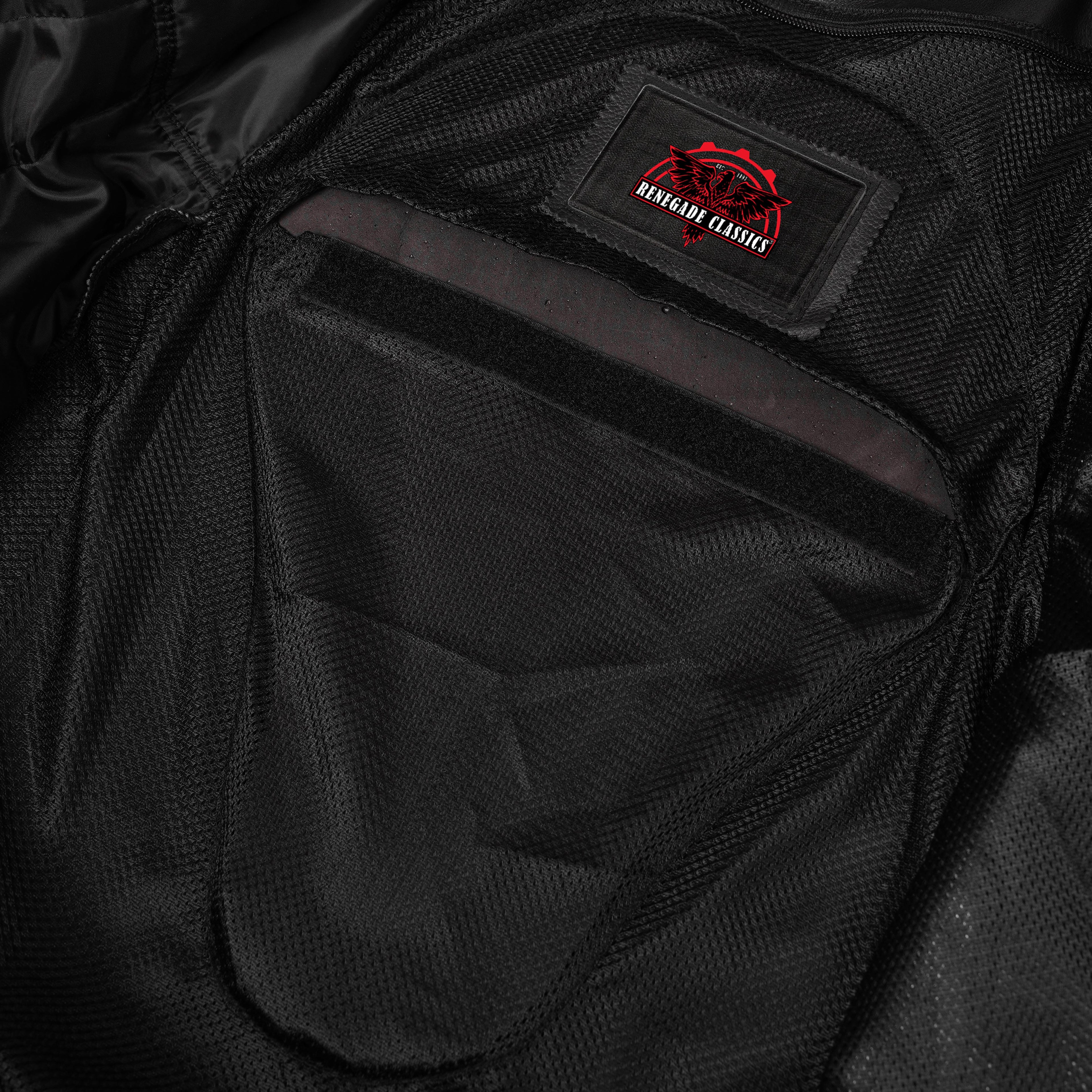Men's Lightweight Drum Dyed Naked Lambskin Crossover Scooter - Black