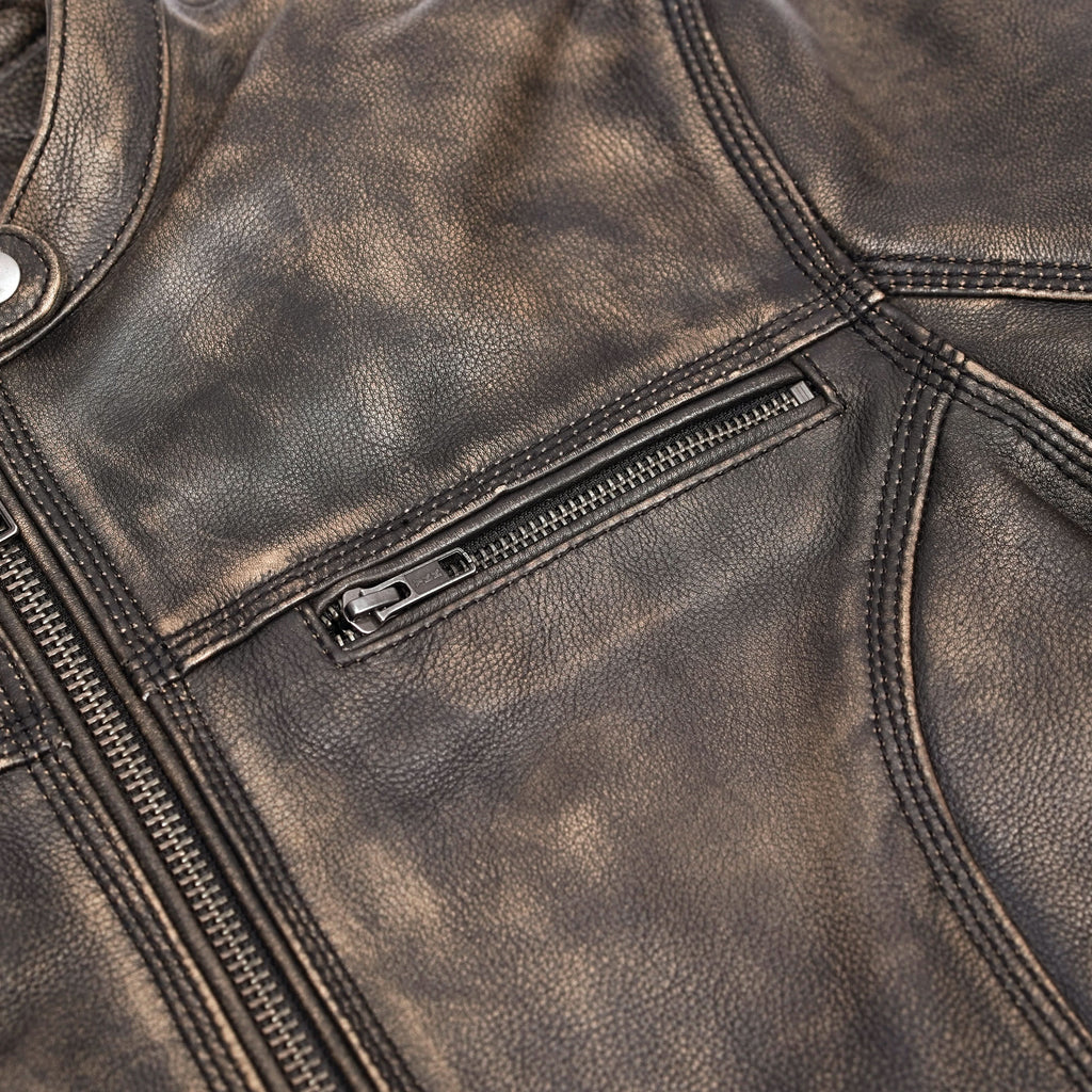 ASHBORNE - Women’s Leather Motorcycle Jacket