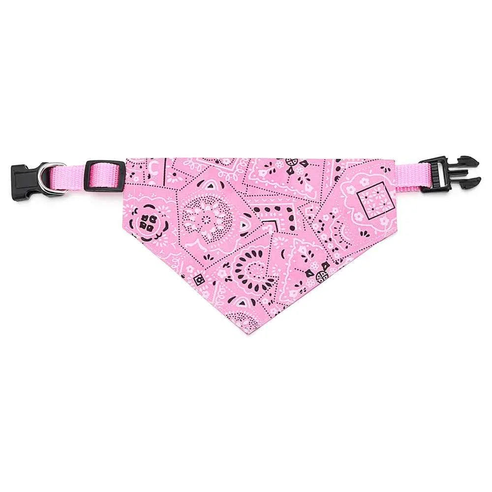 Adjustable Pet Bandana Scarf for Dogs & Cats – Stylish & Comfortable Accessory