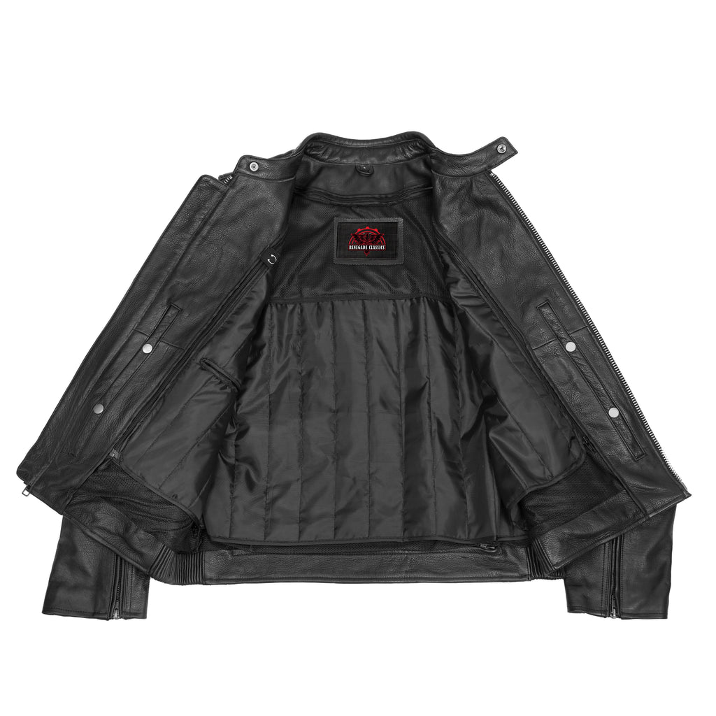 HellBorn - Men’s Leather Motorcycle Jacket