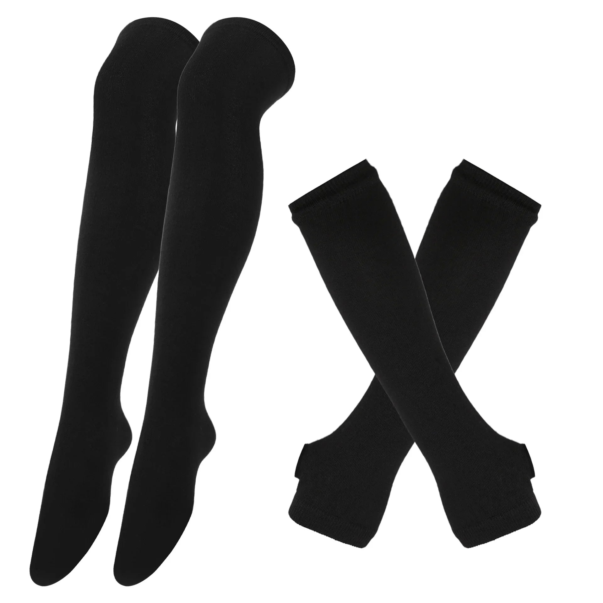Midnight Veil Arm Warmers & Socks Set (Colors)