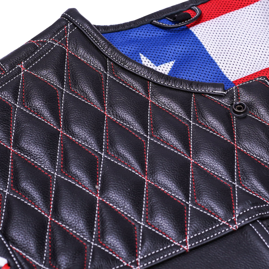 Throtlex Men's Leather Vest