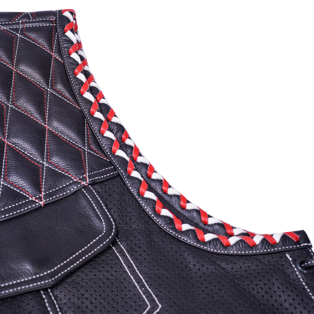 Throtlex Men's Leather Vest