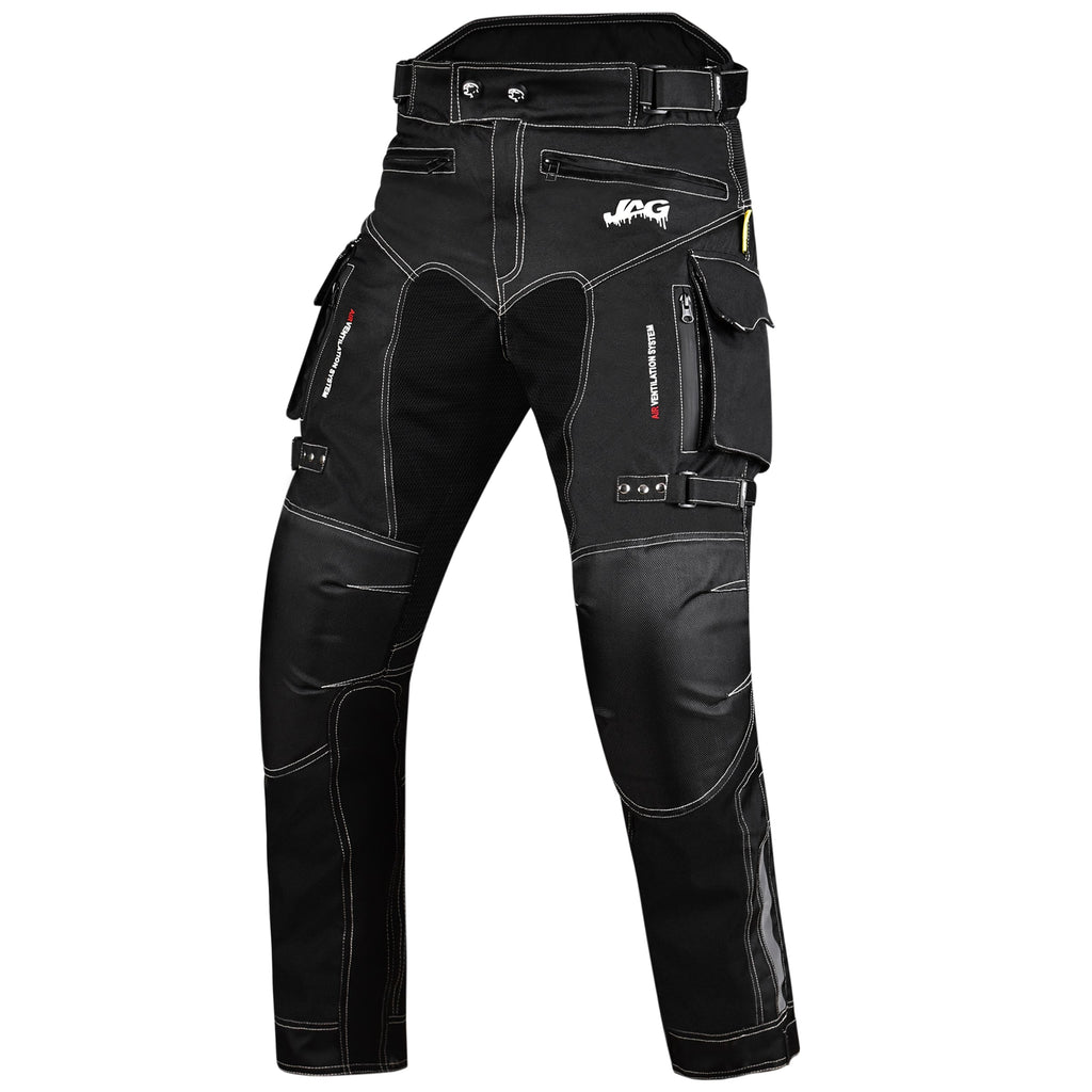 The mavrick- Motorcycle Protective Pants (Black)  By:JAG.