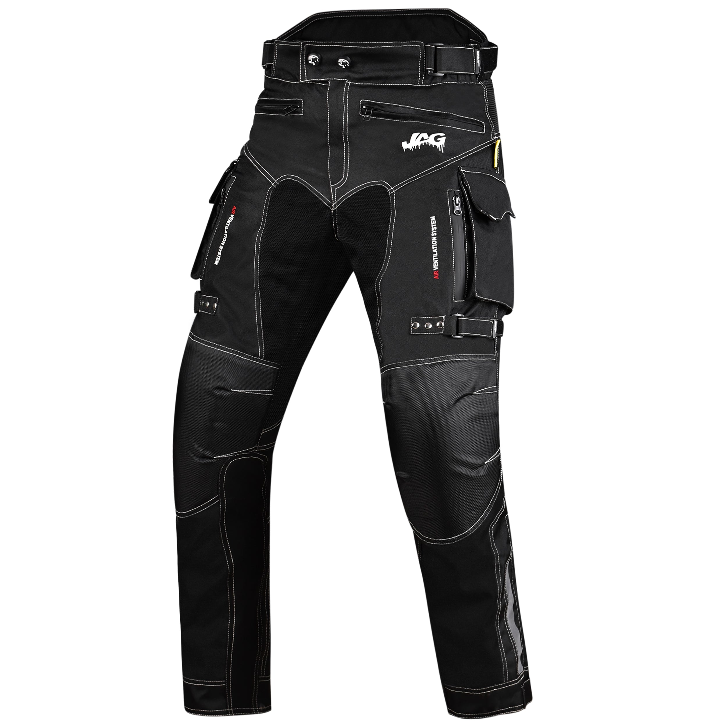 The mavrick- Motorcycle Protective Pants (Black)  By:JAG.