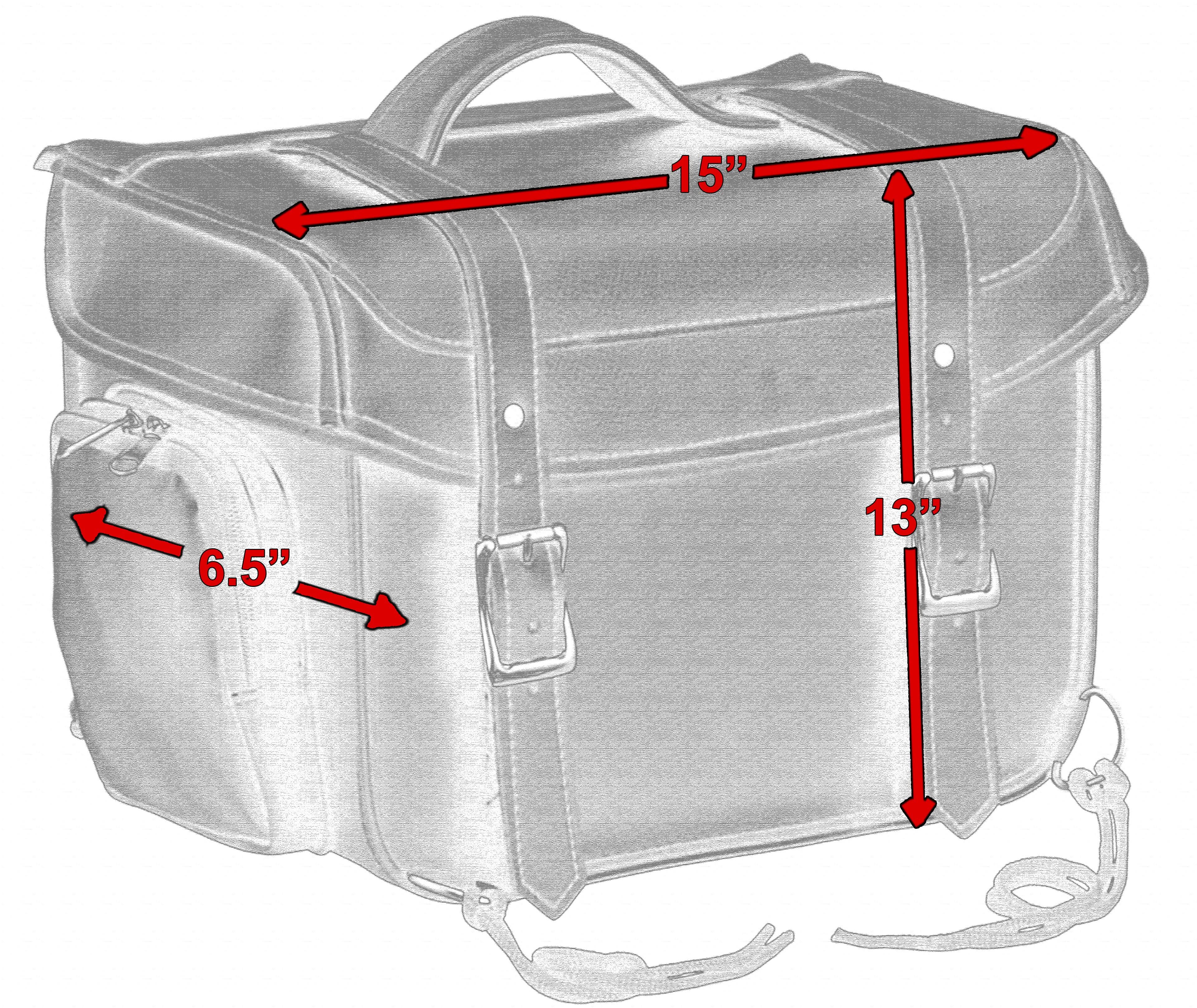 Small Sissy Bar Bag - Cooler Insert