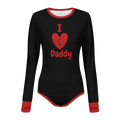 I Heart Daddy Long Sleeve CuddleSuit