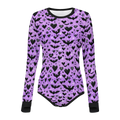 Batty Hearts Long Sleeve CuddleSuit