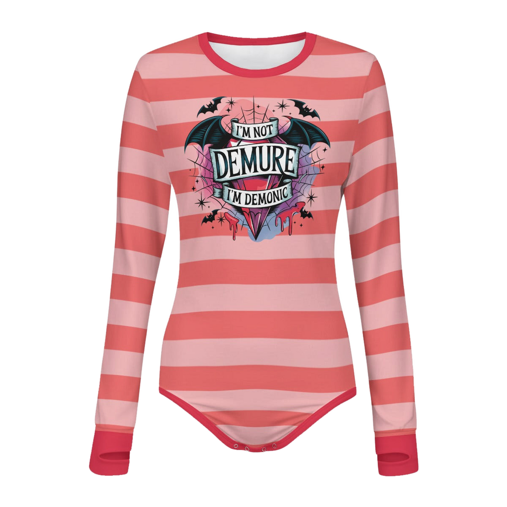 Not Demure Long Sleeve CuddleSuit