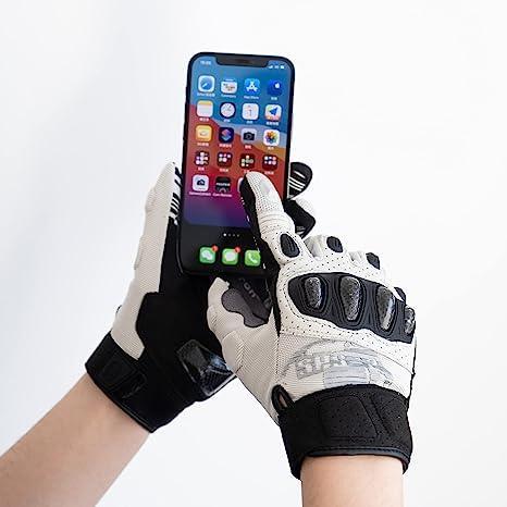 Seibertron™ SPS-2 Carbon Fiber Touchscreen Motorcycle Gloves