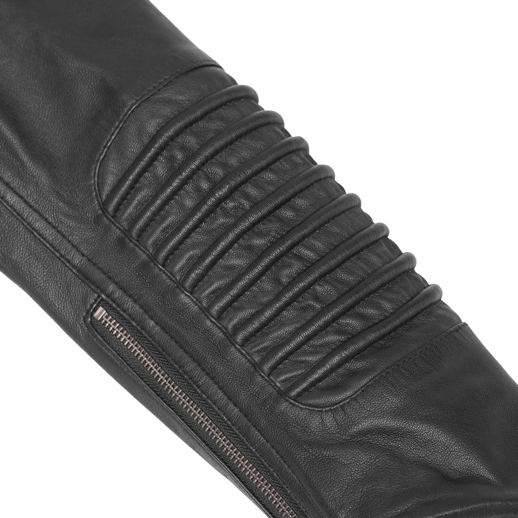 Shadow Queen Women's Black Fashion Leather Jacket
