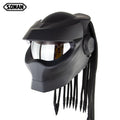 SOMAN™ Predator Dreadlocks Helmet(with flash Light)