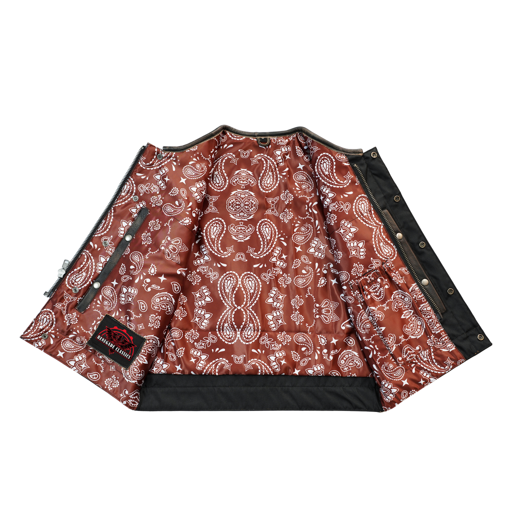 Liberty Knight - Lowcut Blaze Lowside Men's Leather Vest